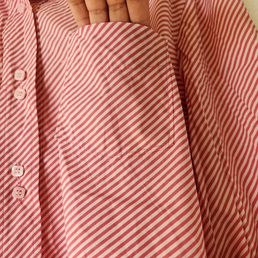 Calvin Klein Jeans Striped Red Women's Shirt Size XL/XG - Picture 15 of 15